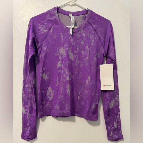 lululemon athletica Purple Fitted Crop Hoodie - Picture 1 of 5